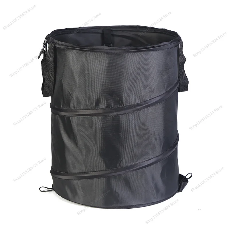 For outdoor folding bucket Portable trash can in tent, foldable garden bucket with clip Fallen leaf bucket