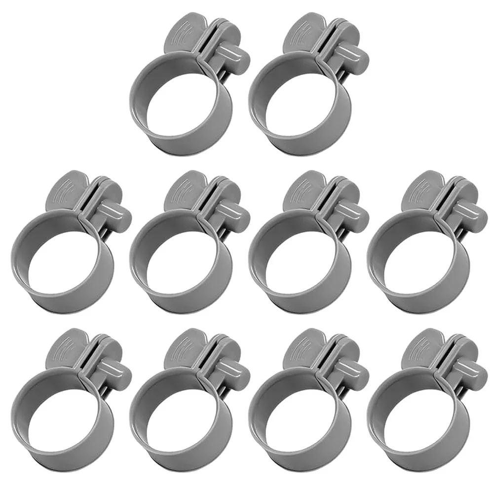 For Pool Hose Clamps 1-1/4 Inch Plastic for Above Ground For Pools Filter Pumps Sand Filter Compatibility For Pool