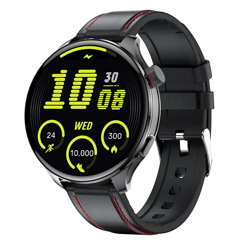 

Men S669 AMOLED Screen Smart Watch Outdoor GPS Sports Tracking Photoelectric Knob Encoder Large Battery BT Calling Smartwatch