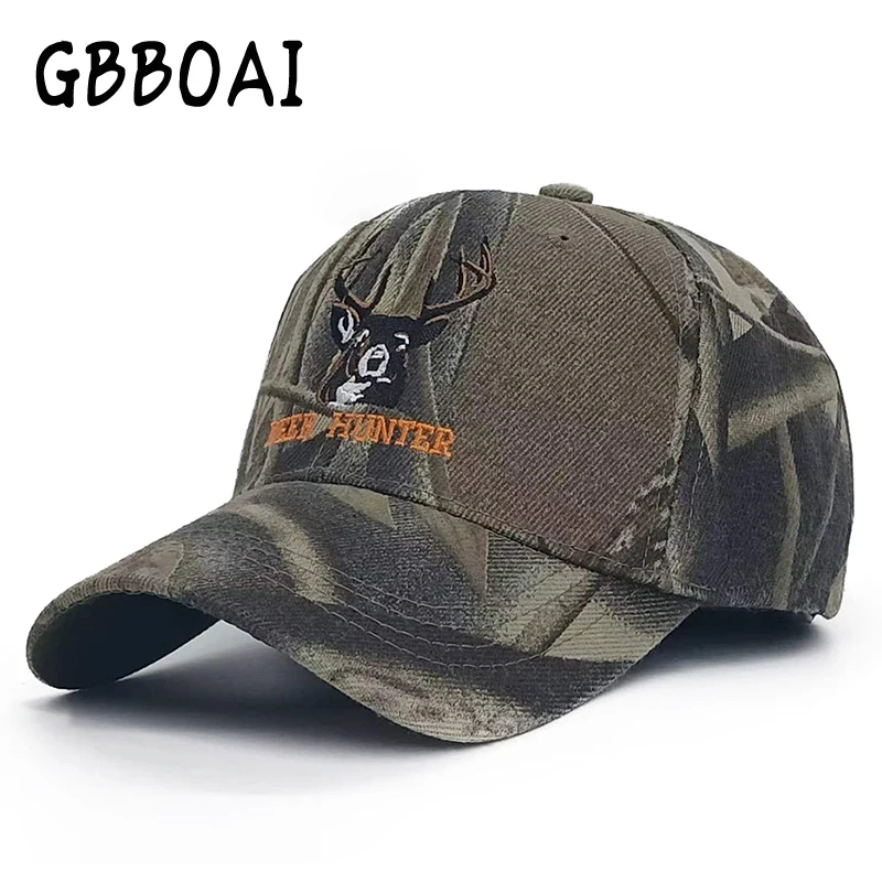 New Arrival Deer Cap Camo Caps Baseball Casquette Camouflage Hats Casquette Men Hunting Hat