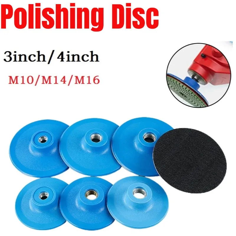 1 PC 3/4 Inch Polishing Pad Sanding Disc Backing Pad Self-adhesive Disc Angle Grinder Tray M10 M14 M16 Thread Polishing Discs