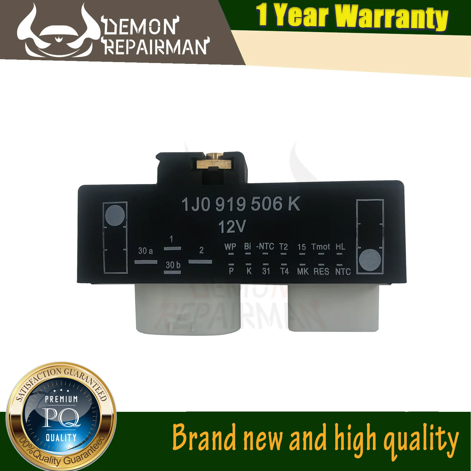 

Relay Radiator Fan Control 1J0919506K 1J0919506Q 1J0919506P For SEAT AROSA 1.4L LEON 1.8L SKODA OCTAVIA I 1.9L VW POLO 1.4L BORA