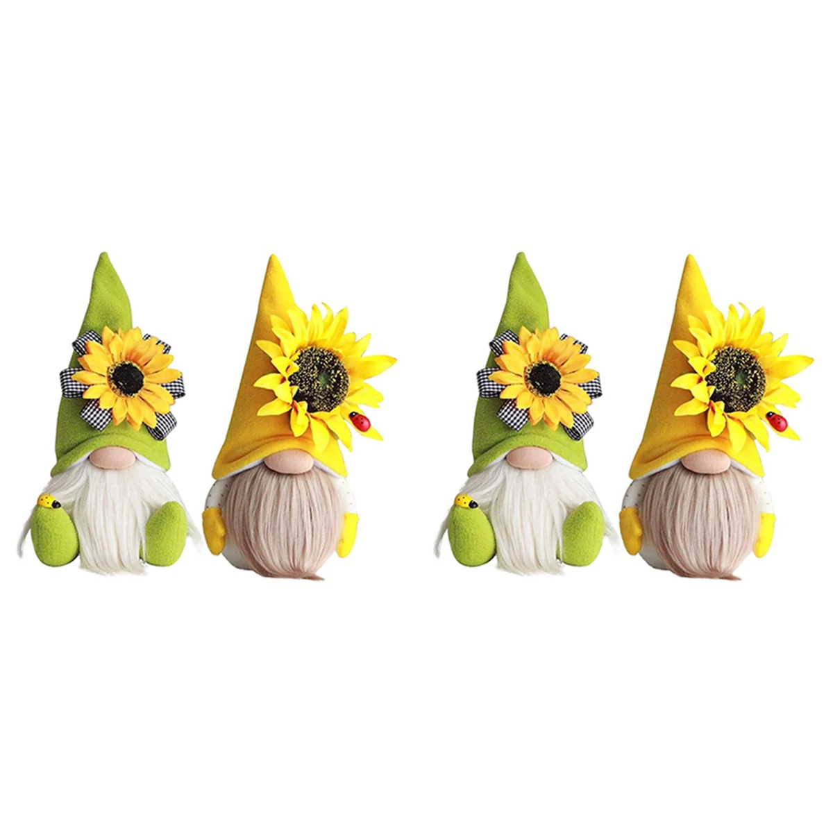 VOFUN-4 قطع عباد الشمس جنوم الصيف التماثيل منقوشة عباد الشمس جنوم الحلي عباد الشمس ديكور