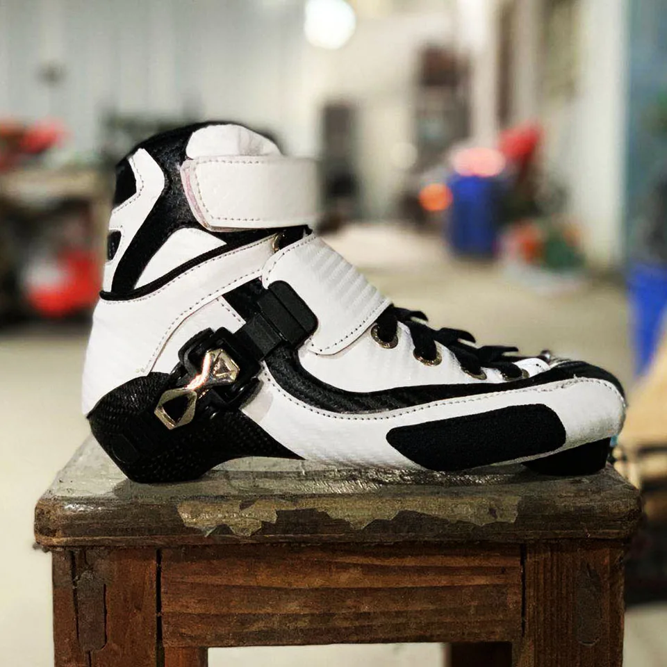 Marathon High Ankle Up Boots Speed Inline Skates Carbon Fiber Upper Shoes Professional Kids Adults Racing Skating Patines Boot