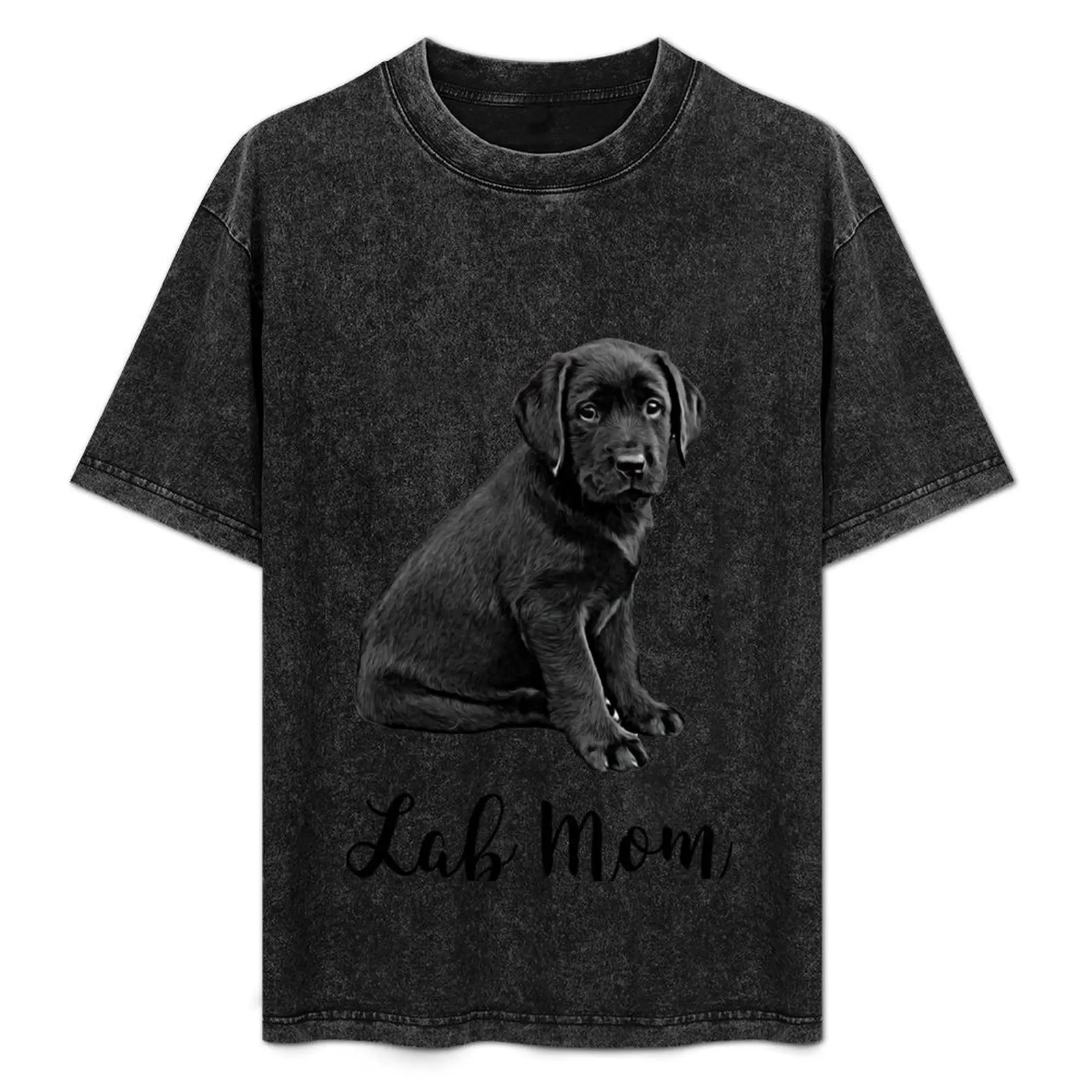 

Black Lab - Lab Mom T-Shirt graphic t shirts cute clothes vintage graphic tee heavyweight t shirts for men