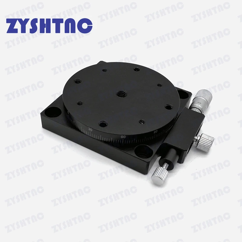 Imagem -03 - Axis 60 mm Rs60-l Rsp60-l Manual de 360 Graus Alta Precisão Ângulo Ajuste Plataforma Óptica Rotativo Slide Micrômetro 40 80 90 r