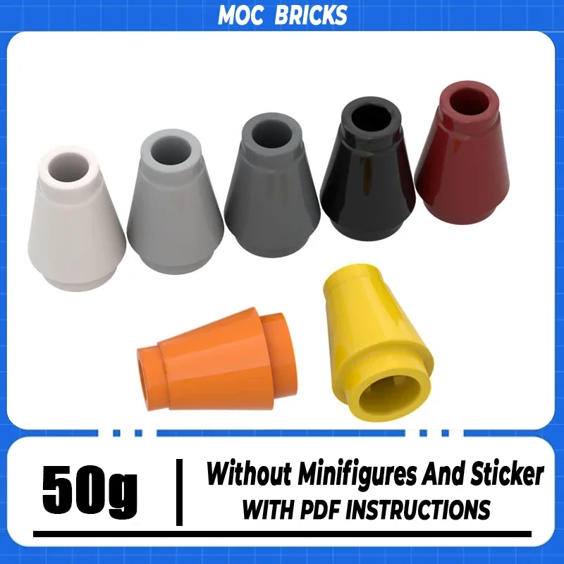 

227PCS MOC 59900 Cone 1x1 Top Groove Brick High-tech Changeover Catch for Building Blocks Parts DIY Educational Tech Parts Toys
