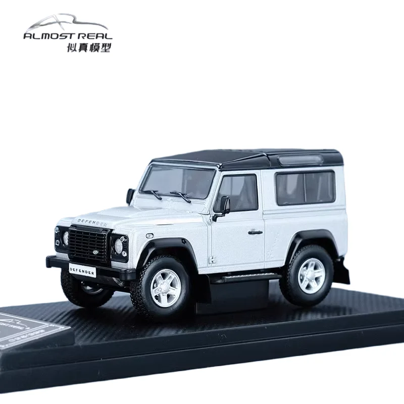 1:43 Land Rover Defender 90th 2 million commemorative edition alloy roller miniature simulation model, adult decoration,boy toys