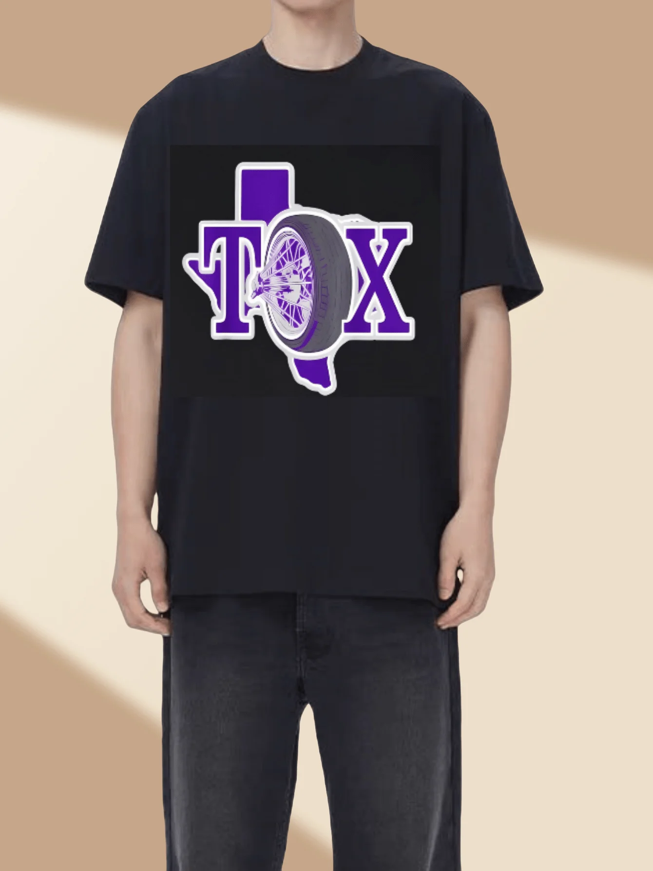 

DJ Screwston H-Town Texas Slab City Houston Print Cotton T-Shirt - Casual, Comfortable, Non-Stretch Fabric for All Seasons