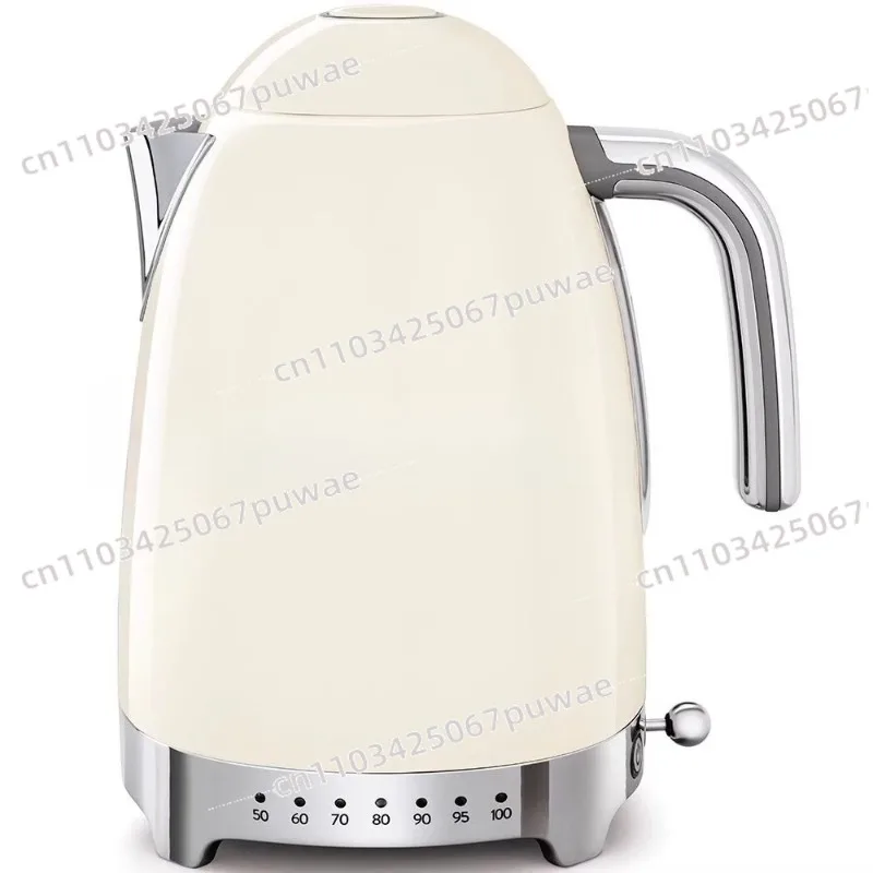 Retro Electric Kettle 7-Temperature Control Integrated for Boiling Water Tea Brewing & Insulation for Home