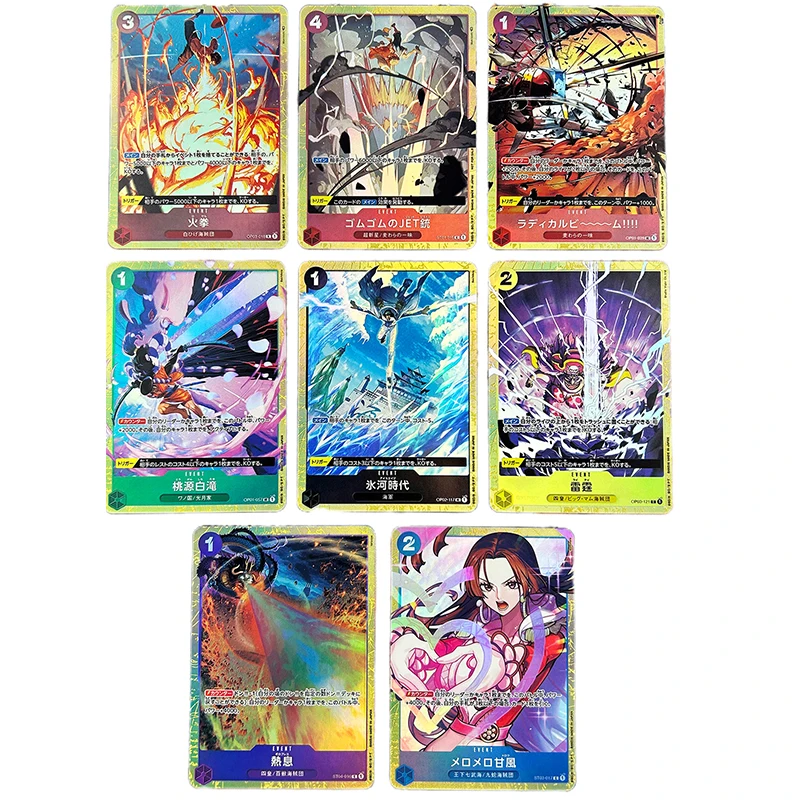 Juego de cartas de colección de Anime, TCG, OPCG, OP04, versión japonesa, Boa, Hancock, Luffy, Ace, Sabo, Sanji, Yamato, 54 unidades por juego