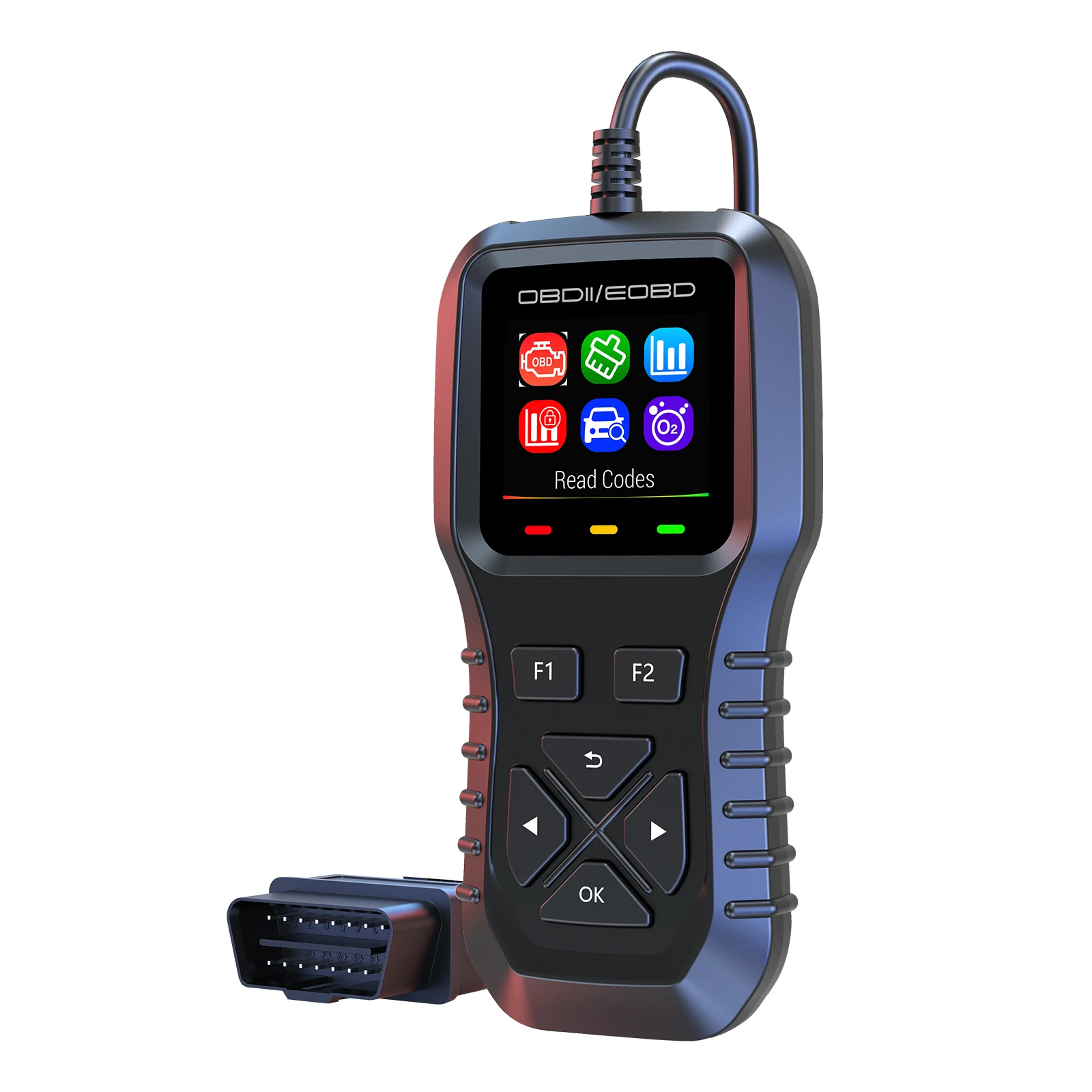Read Error Codes Clear Error Codes,Data Stream,Freeze Frame,DTC Lookup,Oxygen sensor test 12 Languages K1 Car Diagnostic Tool