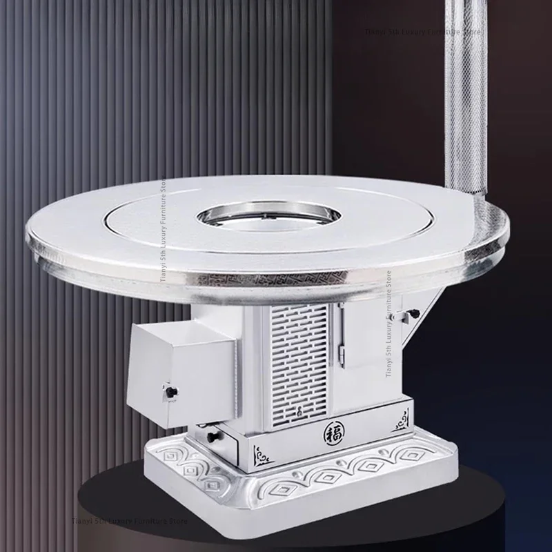 

Originality Design Barbecue Grill Round Heating Patio Heaters Cooking Smoke Pipes Oven Kitchen Outdoor Furniture Varmekilde FYPH