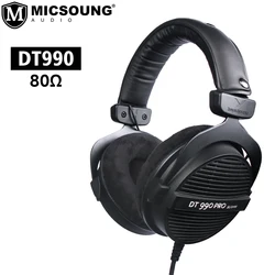 DT 990 PRO DT990 80 Ohm 250 Ohm Over Ear Wired Studio Headphones for Professional Recording and Monitoring Gaming