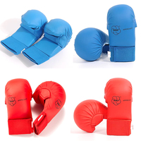 Karate Gloves Thumb Protection Thickened Model Professional Karate Hand Guard MMA Adult Children Hand Guard Boxing Gloves