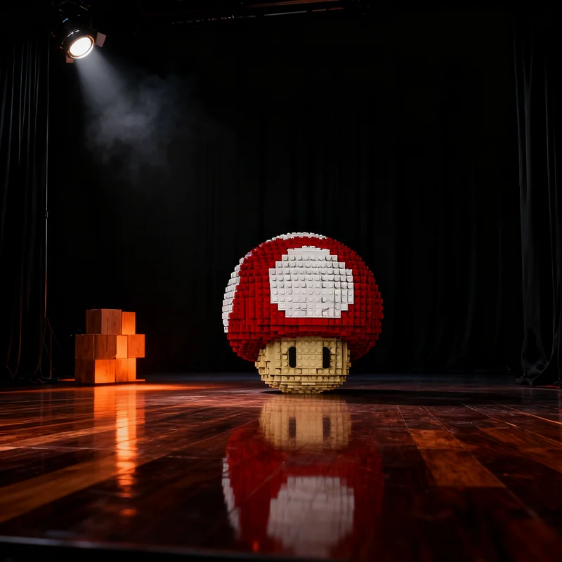 

Набор для сборки модели грибов из 1177 деталей MOC: креативный коллекционный подарок, декор для дома и офиса, премиум-класс для взрослых и детей