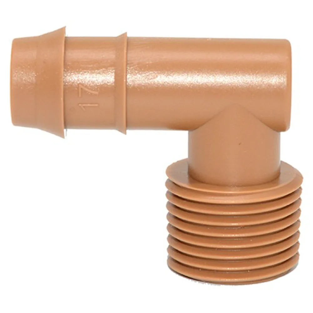 High Quality Practical Connectors Drip Pipe Elbow Landscaping Irrigation System Leak-Proof For 1/2 Or 3/4 Tube