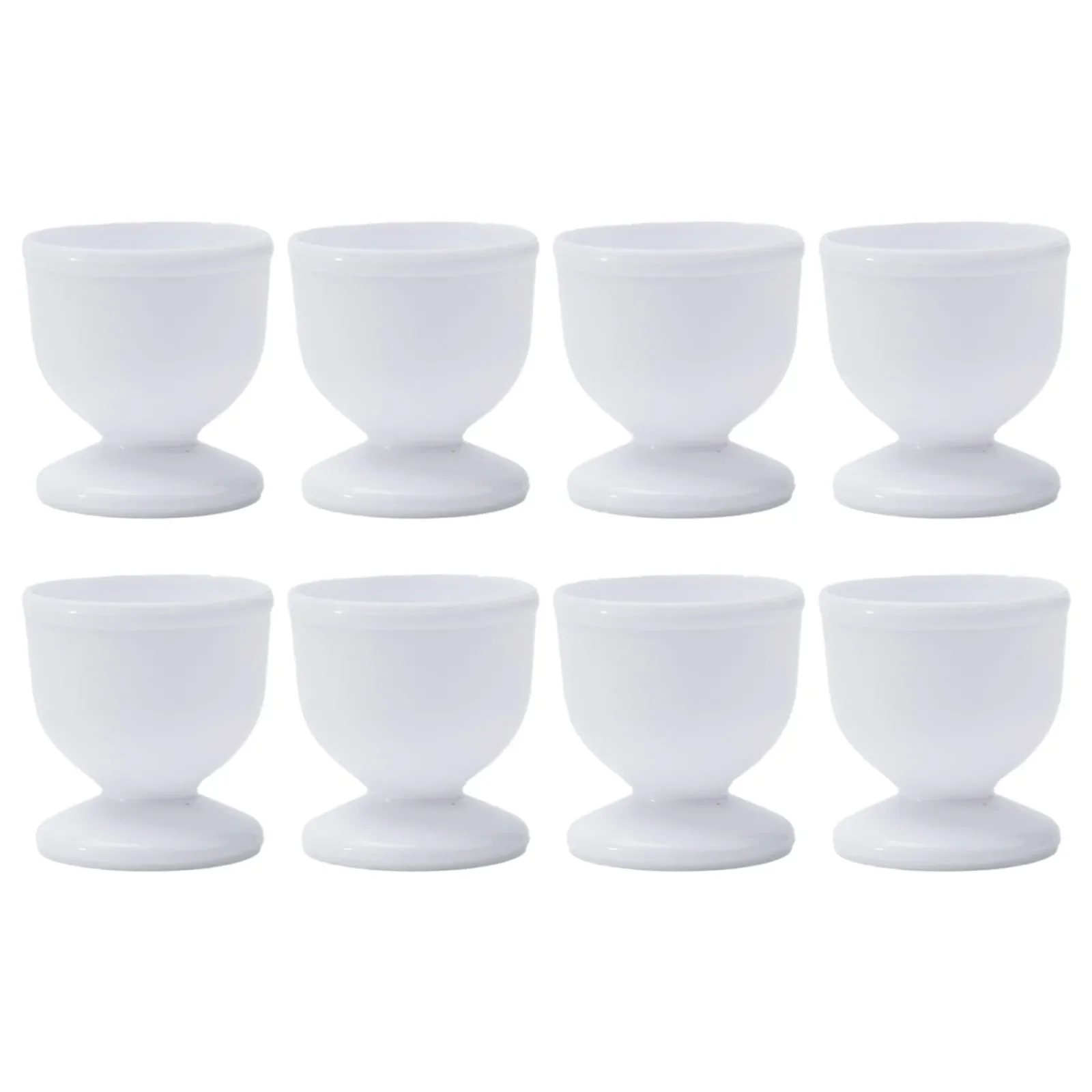 Egg Rack Egg Cup Reuseful White Kitchen Tableware Hard Plastic Egg Scoop Accessories Cup Holder Kitchen Morning