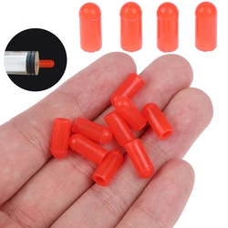 20pcs/set Food Grade Silicone Rubber Needle Cover Syringe Sealing Test Tube End Cap Accessories