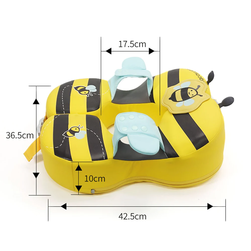 Mambobaby 3-72 Months Baby Infant Pool Float Baby Swimming Float Ring Pool Toy Non-inflatable Waterproof Kids Swim Trainer