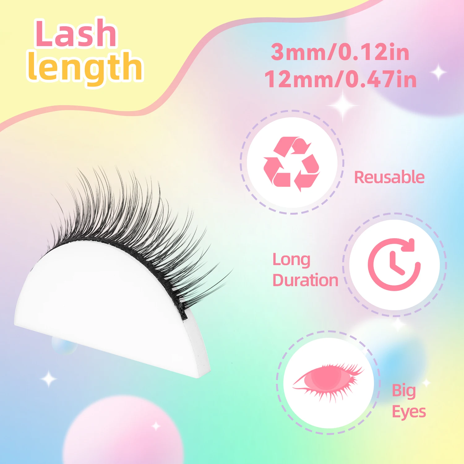 5 أزواج من الرموش الصناعية السوداء الطبيعية المقلدة على شكل حرف V مناسبة للتمر/المكياج اليومي