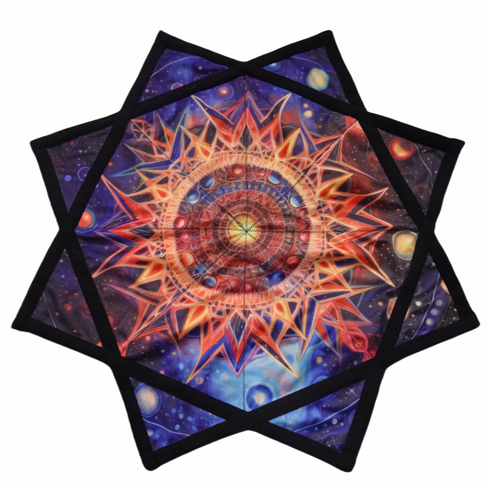 Dapo star universe printed pattern double-sided printed UV purple light dapo star mandala flying