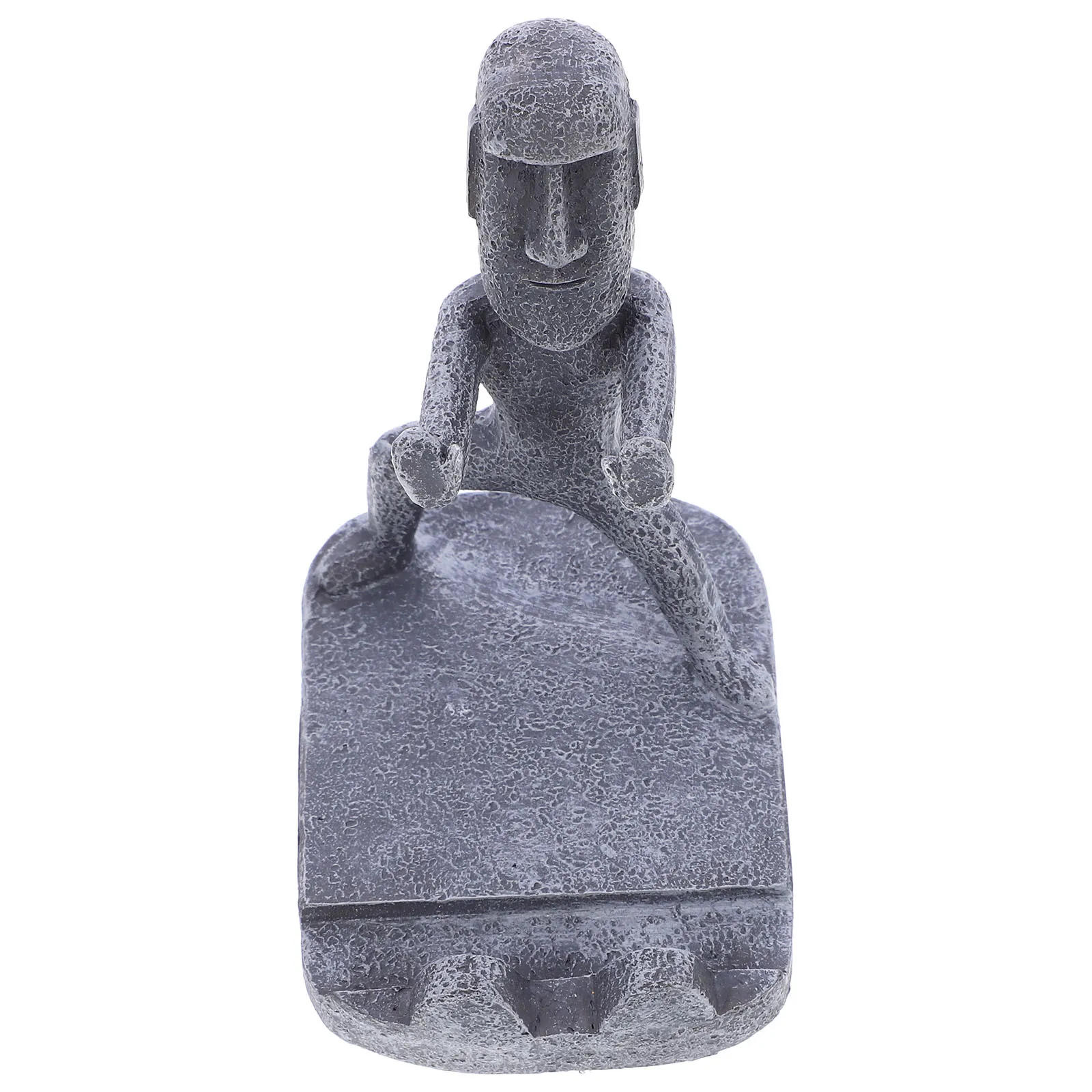 

Durable Resin Cellphone Holder Moai Shaped Phone Stand Portable Support Moai Cellphone Holder Mobile Phone Support
