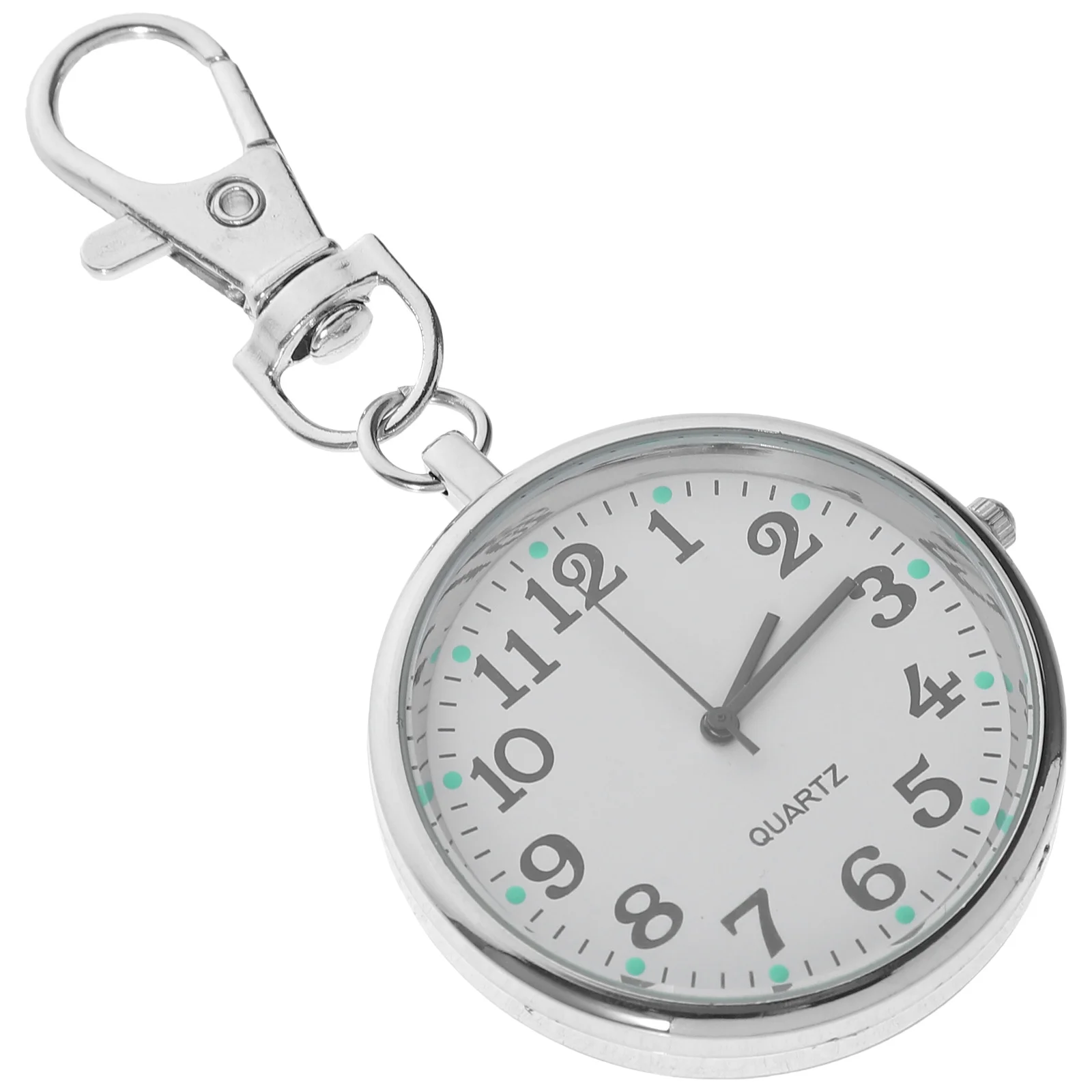 Nurse Table Pocket Watch Keychain Water Proof Nursing Watches Stainless Steel Clinical for Doctor Vintage Miss Digital