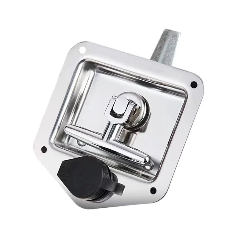 

Stainless Steel Folding T Shape Handle Lock T Handle for Truck Trailer Engineering Vehicles T Shape Handle Lock for Truck