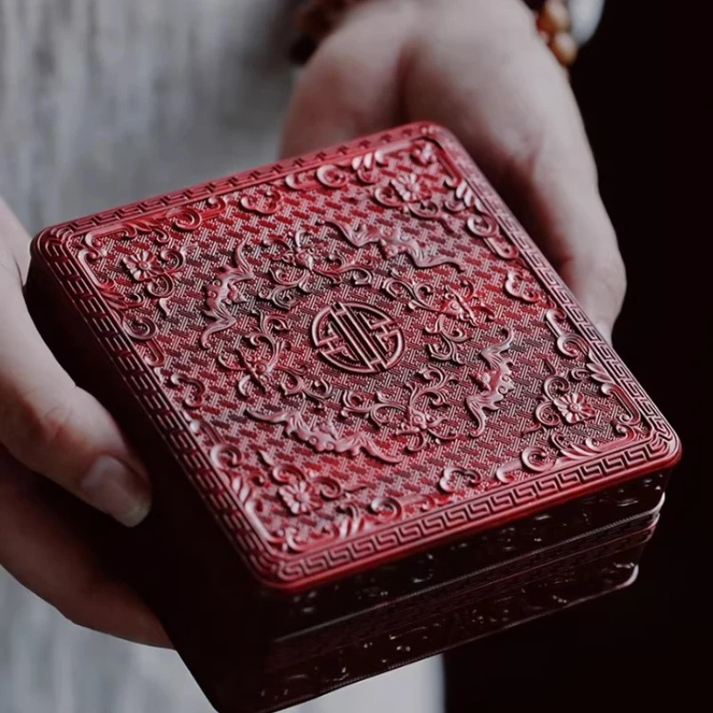 

Jewelry box, mahogany wedding dowry jewelry storage box