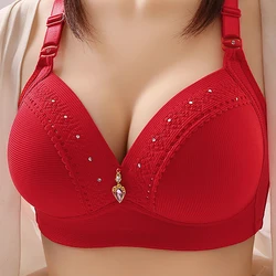 Soutien-gorge d'allaitement sans armatures, soutien-gorge à couverture complète, effet de moulage et de lifting, parfait pour les vêtements de ref, grande taille