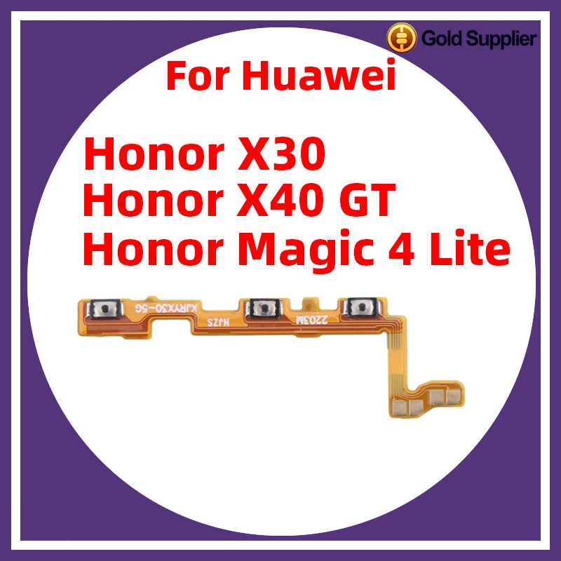 For Huawei Honor Magic 4 Lite Power ON OFF Volume Camera Key Button Switch Flex Cable Replacement