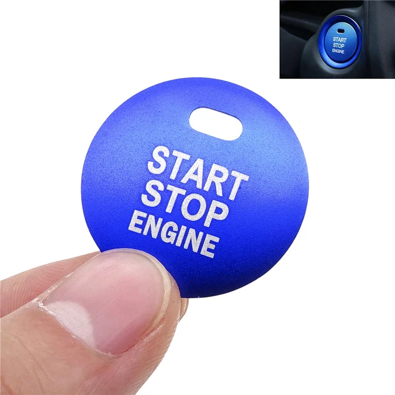 

Car Engine Start Stop Button Cover For Mazda 3 Axela M3 CX5 CX-5 CX3 CX-3 6 Atenza Ring Blue Aluminum Cap Trim Sticker