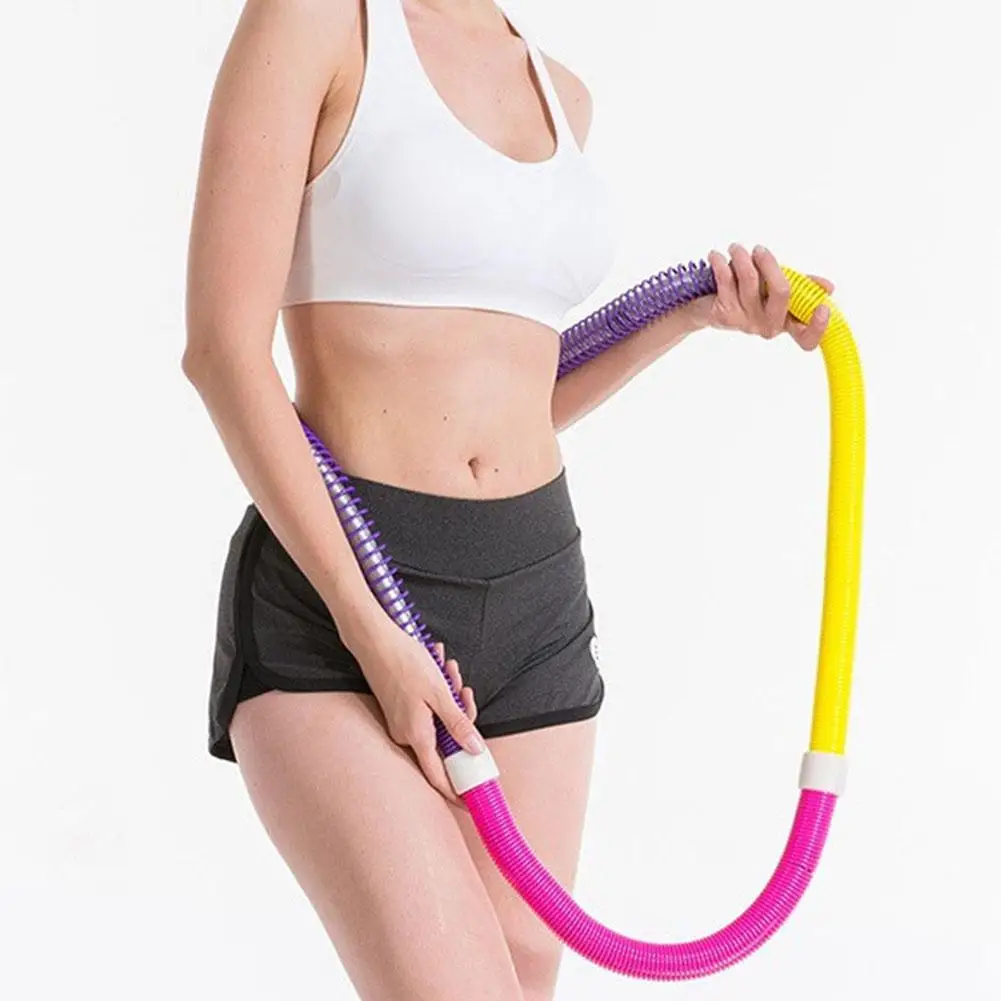 أنبوب الربيع دائرة اليوغا اللياقة البدنية الخصر والبطن تشديد فقدان للجنسين المنزل كمال الاجسام معدات قابلة للطي ممارسة الوزن P8I2 #4
