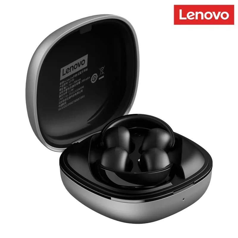 NEW Lenovo LP38 OWS Wireless Bluetooth 5.4 Earphones Ear Clip Smart Noise Cancellation Earbuds Game Music Dual Mode Headsets