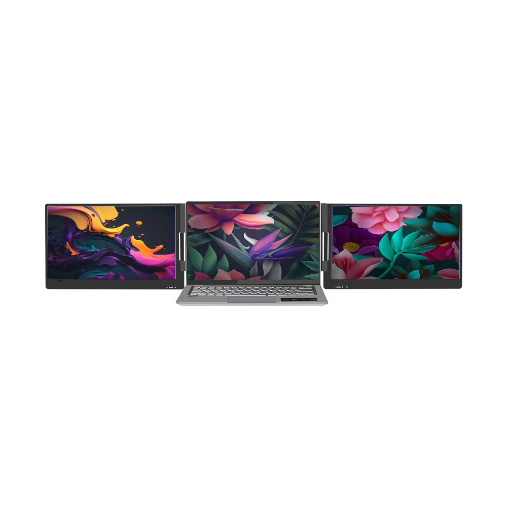 Triple Screen Extender for Trading Desks - 15.6