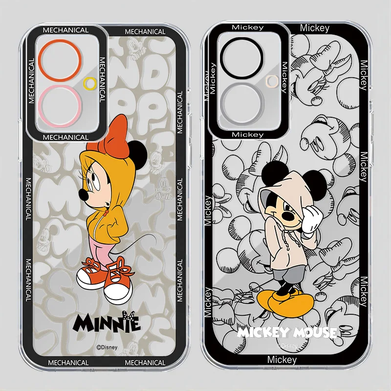 Disney Mickey Minne Angel Eye Phone Case For Xiaomi Mi 11T (11T Pro) 11 Lite 5G POCO F3 5 X 5 4 3 M 4 3 PRO NFC GT Funda Soft