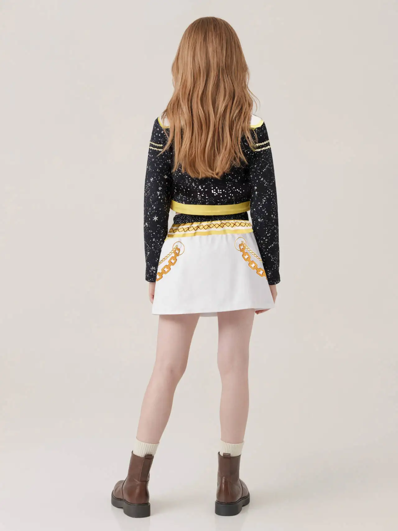 Детский костюм Руми Мира Зои для косплея для девочек K KDPop KPDH поп-охотница, золотой костюм, детский костюм для вечеринки на Хэллоуин