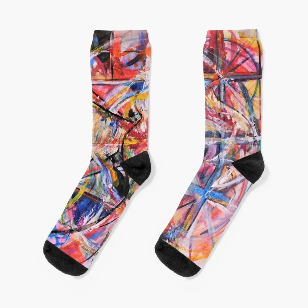 

Abstract Socks Lots Heating sock cycling Socks Men Women's