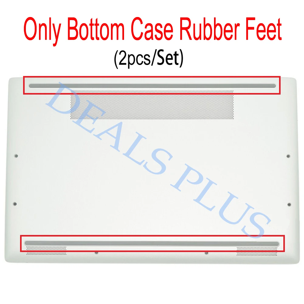 2pcs/Set New Laptop Bottom Cover Case Rubber Feet Non-slip Pad Replacement For HP EliteBook X360 1040 G5 G6 Series