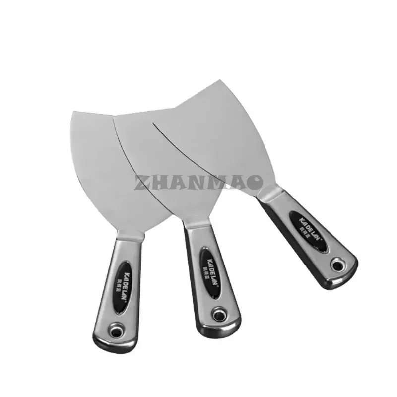 Stainless Steel Integrated Putty Knife Scraper Spatula Putty Painter Paint Tool Plaster Shovel Clean Spatula Construction Tool