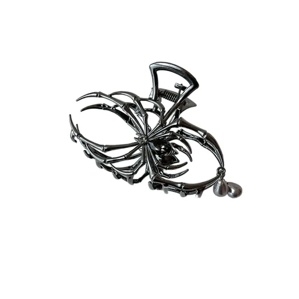 

Creative Hollow Spider Hair Claw Pearl Geometric Large Shark Clip Ponytail Holder Grab Clip Metal Hair Claw Ladies