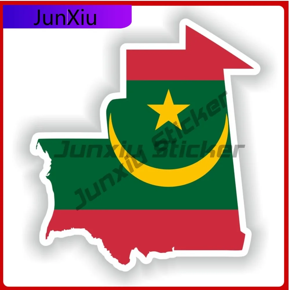 

Карта Маврита Прапор Модное украшение кузова автомобиля, обычно используемое на бампере, заднем окне и стволях