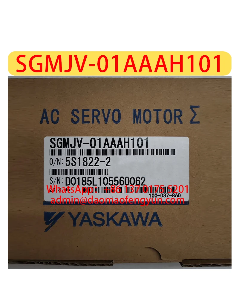 

SGMJV-01AAAH101 Совершенно новый серводвигатель, SGMJV 01AAAH101, быстрая доставка