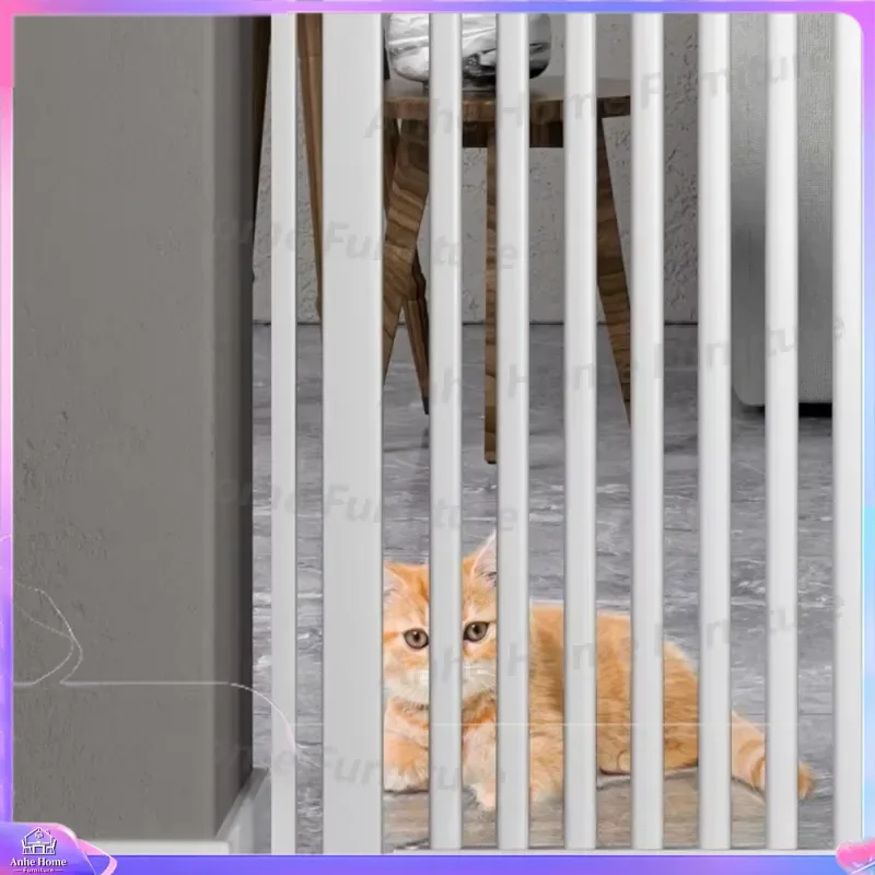 Pet Fence 105 130 150cm High Stable Sturdy Cat Dog Isolation Barrier Automatic Door Closing Safety Gate Indoor Outdoor Pet
