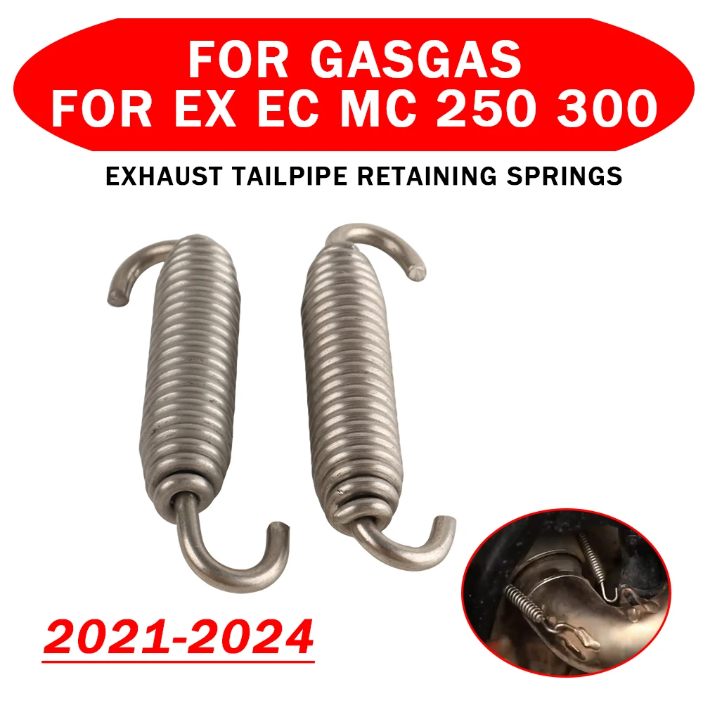 

Motorcycle Exhaust Pipe Connection Spring Tail Link Pipe Springs For GASGAS EX 250 EC 300 MC EX300 EC300 MC300 2022 2023 2024