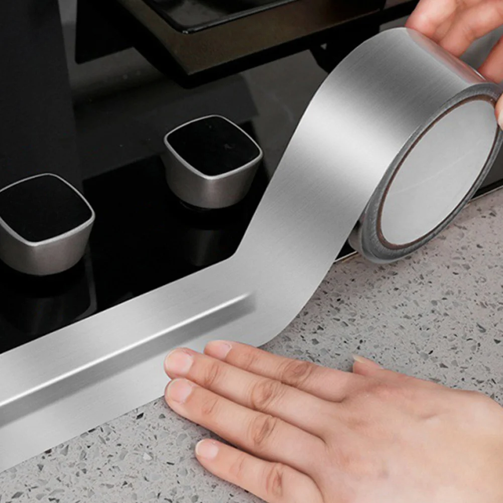 1 Roll Aluminum Foil Tape Thick Adhesive High Temperature Resistant Aluminum Tape for Ductwork Hvac Electrical Insulation
