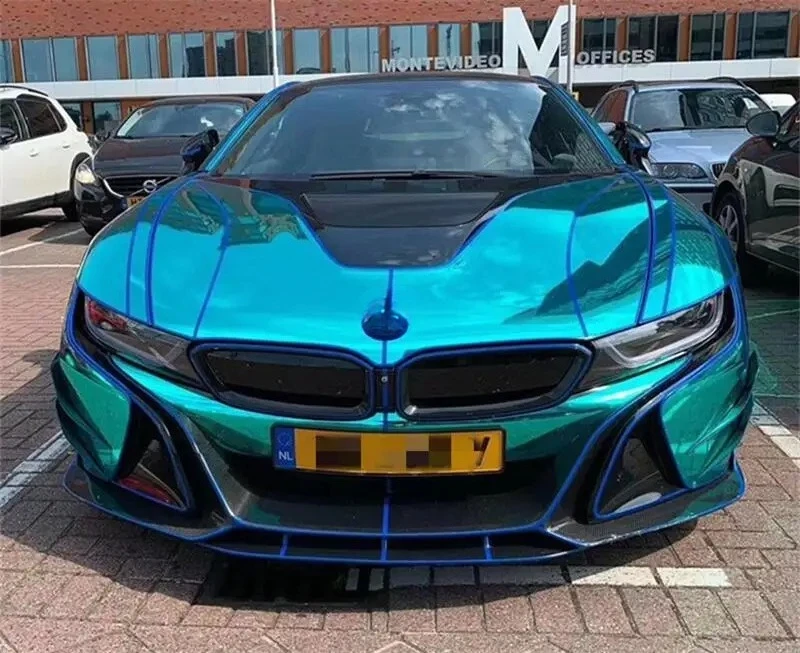 

Front Lip Bumper & Engine Hood for I8 Auto Parts Factory Wholesale Carbon Fiber Body Kit
