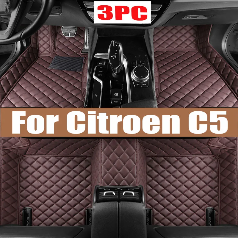 

Car Mats For Citroen C5 RD TD 2007~2015 Auto Non-slip leather Mat Durable Pad Auto Rugs Carpets Interior Parts Car Accessories