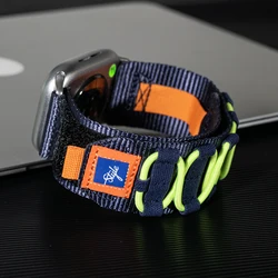 Wrist Strap for Apple Watch Ultra 3 2 Series 11 10 9 8 7 6 SE Nylon Tactical Sports band for iwatch 49mm 46mm 45mm 44mm Bracelet